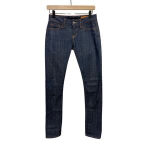 Jean Shop NYC Men's Selvedge Denim Jeans Orange ID USA Made 29x32 Slim Raw Fade